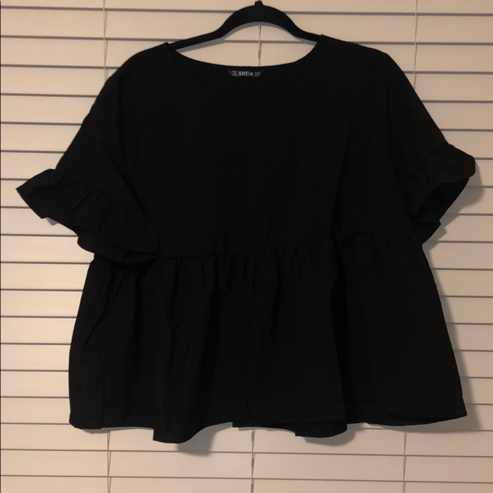 A cute black blouse
